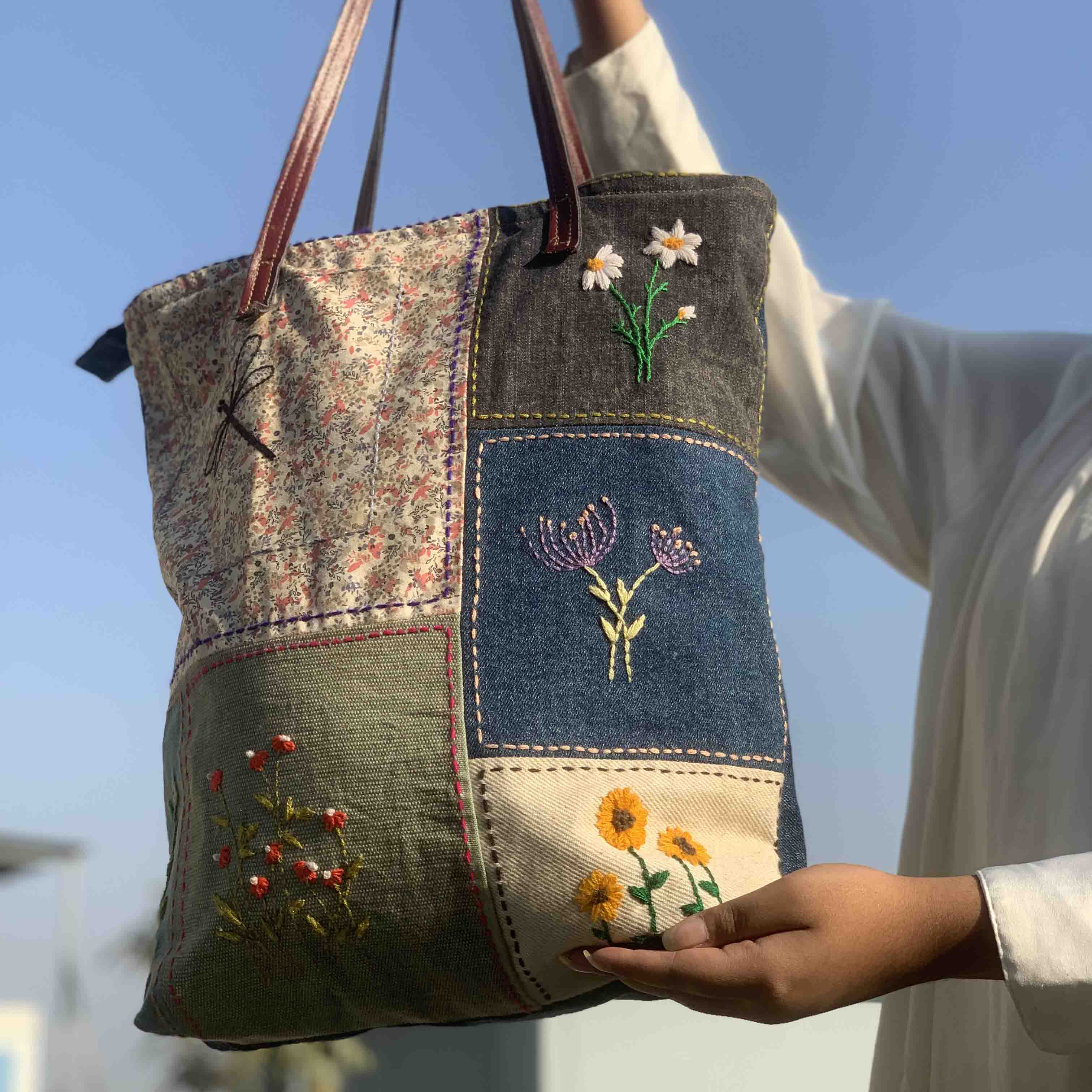 Handmade Designer Recycle Tote Bag