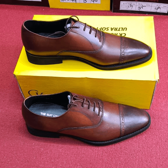 Men's Oxford Made in Japan Leather Dress, Straight Tip, Business Shoes