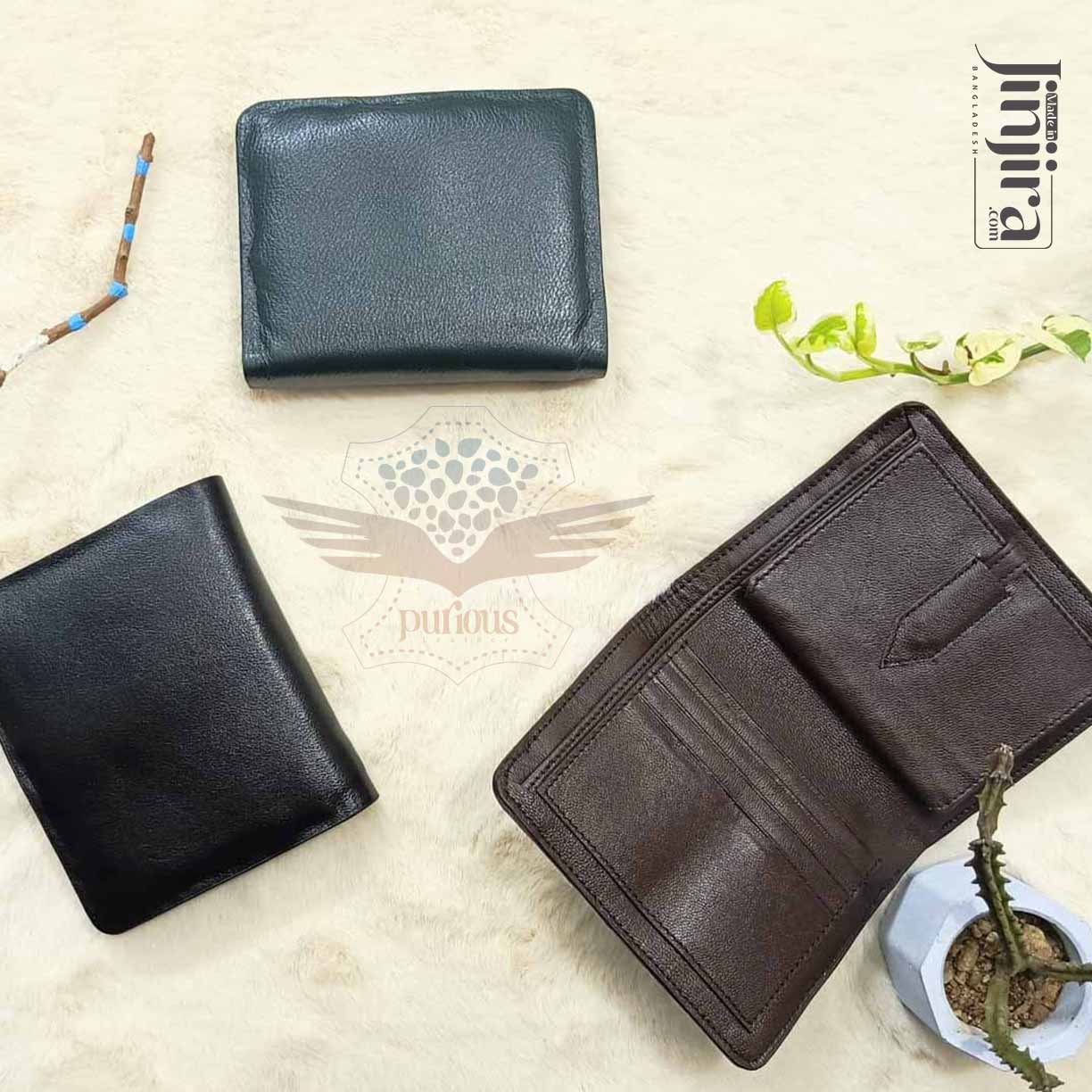 PURIOUS Leather Men Wallet PBLF201